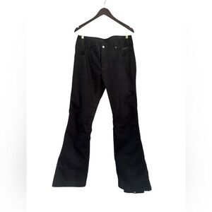 Burton The White Collection Women 9M Black Dryride Flare Leg Snow Ski Pants NWOT